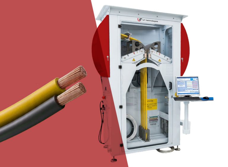 Machine d’essai de pliage alterné pour câbles