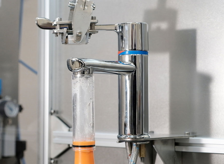 test bench - single lever mechanical mixer - LF Technologies test bench - single lever mechanical mixer - LF Technologies