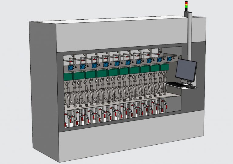 Banc d’endurance pour vannes 3 voies et moteur EC